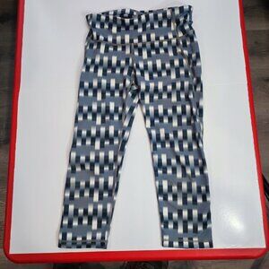 GAP leggings grey geometrical design women's size XS (160/64A)